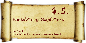 Hankóczy Sugárka névjegykártya